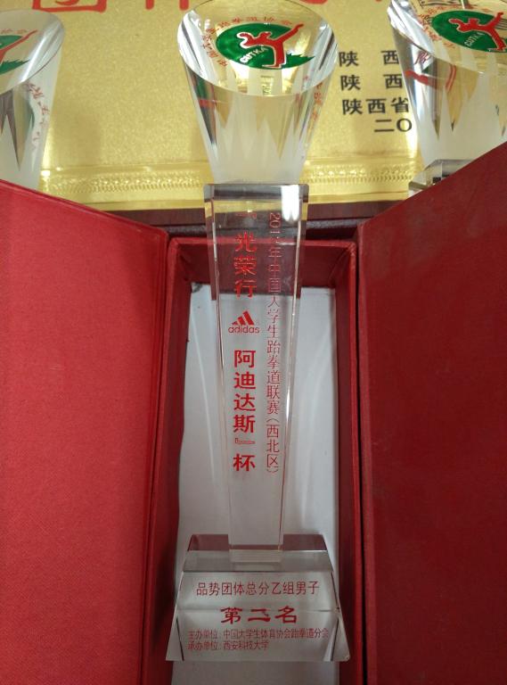 ​12年阿迪达斯杯老员工跆拳道男子品势团体第二名