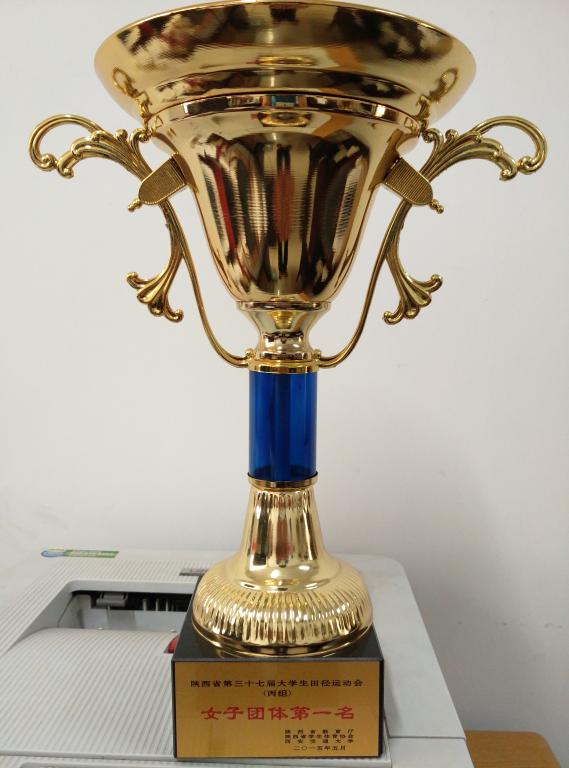 ​陕西省三十七届大运会女子团体第一名