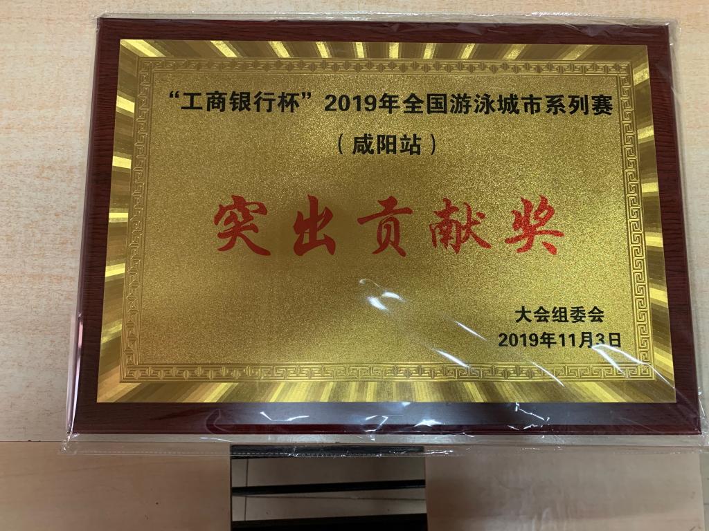 ​2019年全国游泳城市系列赛突出贡献奖